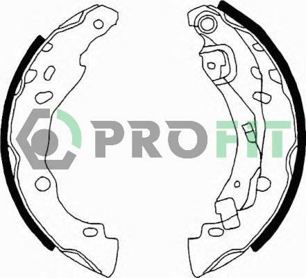 Profit 5001-0642 - Комплект гальмівних колодок autodetail.com.ua