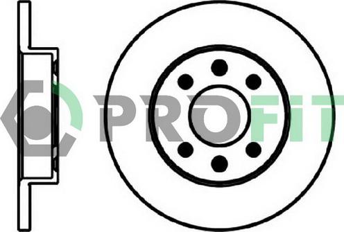 Profit 5010-0055 - Гальмівний диск autodetail.com.ua