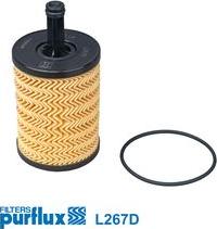 Purflux L267D - Оливний фільтр autodetail.com.ua