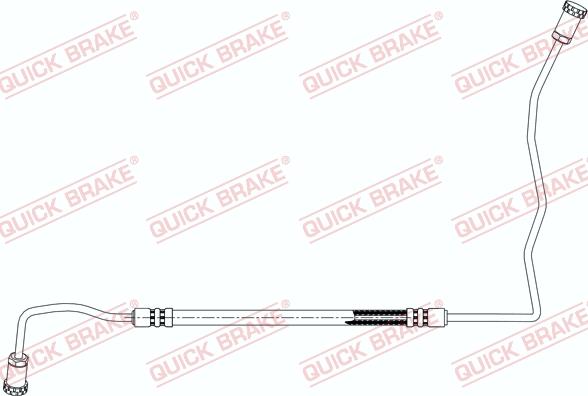 QUICK BRAKE 96.022 - Гальмівний шланг autodetail.com.ua