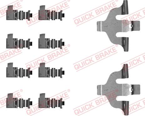 QUICK BRAKE 1090066 - Комплект приладдя, накладка дискового гальма autodetail.com.ua
