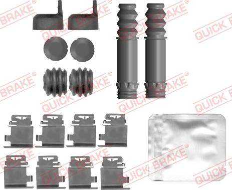 QUICK BRAKE 109-0159 - Комплект приладдя, накладка дискового гальма autodetail.com.ua