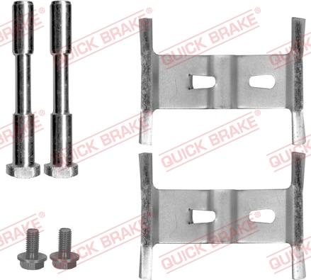 QUICK BRAKE 1091658 - Комплект приладдя, накладка дискового гальма autodetail.com.ua