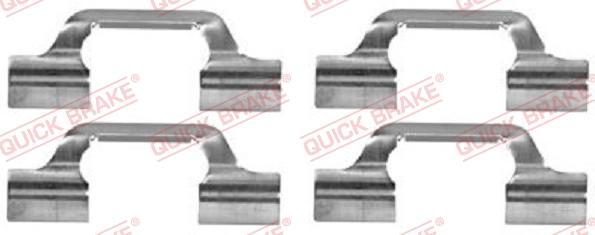 QUICK BRAKE 1091685 - Комплект приладдя, накладка дискового гальма autodetail.com.ua