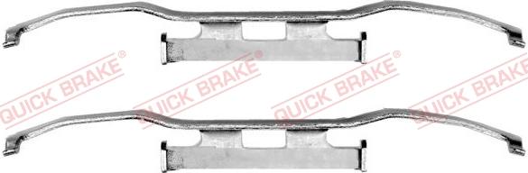 QUICK BRAKE 1091213 - Комплект приладдя, накладка дискового гальма autodetail.com.ua