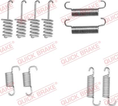 QUICK BRAKE 1050004 - Комплект приладдя, колодка стоянкового гальма autodetail.com.ua