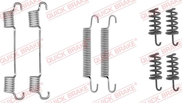 QUICK BRAKE 1050868 - Комплект приладдя, колодка стоянкового гальма autodetail.com.ua