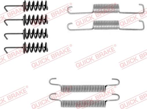 QUICK BRAKE 1050774 - Комплект приладдя, колодка стоянкового гальма autodetail.com.ua