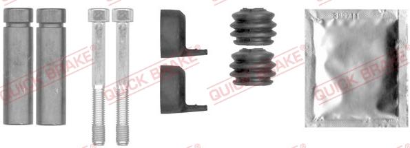 QUICK BRAKE 113-0004X - Комплект напрямних втулок, гальмівний супорт autodetail.com.ua