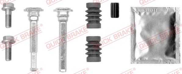 QUICK BRAKE 113-1385X - Комплект напрямних втулок, гальмівний супорт autodetail.com.ua