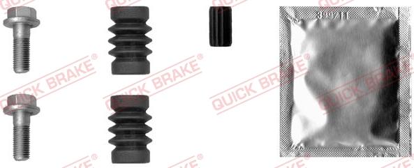 QUICK BRAKE 113-1385 - Комплект напрямних втулок, гальмівний супорт autodetail.com.ua