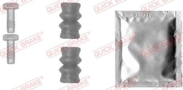 QUICK BRAKE 113-1339 - Комплект напрямних втулок, гальмівний супорт autodetail.com.ua