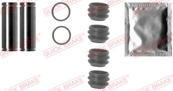 QUICK BRAKE 113-1330X - Комплект напрямних втулок, гальмівний супорт autodetail.com.ua