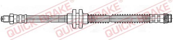 QUICK BRAKE 37.921 - Гальмівний шланг autodetail.com.ua