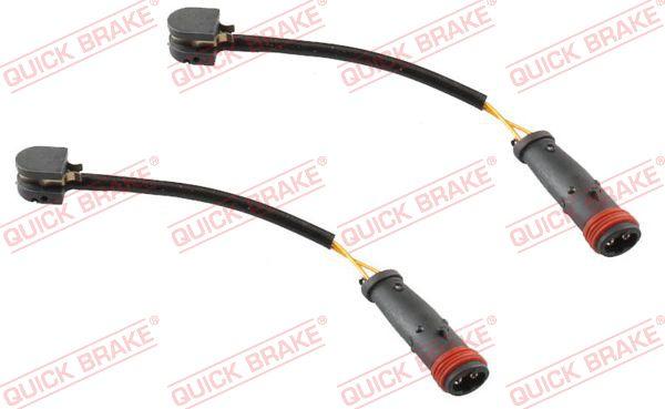 QUICK BRAKE WS 0242 A - Конт. попер. сигналу, знос гальм. накл. autodetail.com.ua