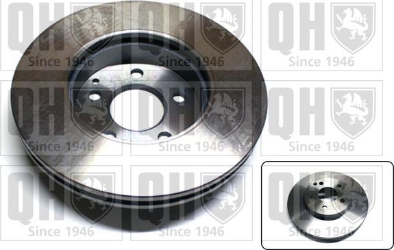 Quinton Hazell BDC5414 - Гальмівний диск autodetail.com.ua