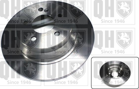 Quinton Hazell BDC5415 - Гальмівний диск autodetail.com.ua