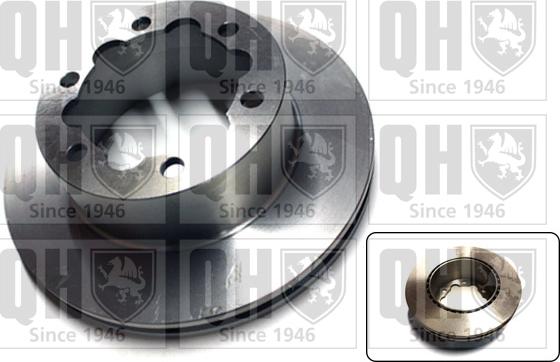 Quinton Hazell BDC5553 - Гальмівний диск autodetail.com.ua