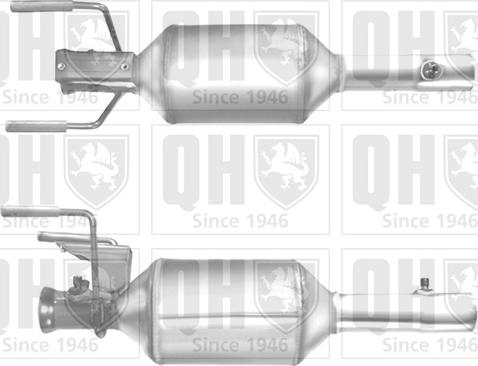 Quinton Hazell QDPF11016 - Протисажний/пиловий фільтр, система відведення ВГ autodetail.com.ua