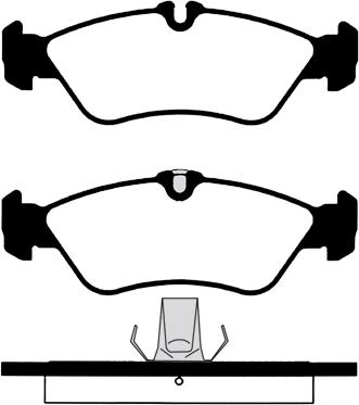 Meyle 252159218 - Комплект гальмівних накладок, дискове гальмо autodetail.com.ua