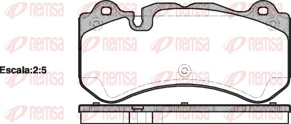 Mercedes-Benz A0004201505 - Комплект гальмівних накладок, дискове гальмо autodetail.com.ua