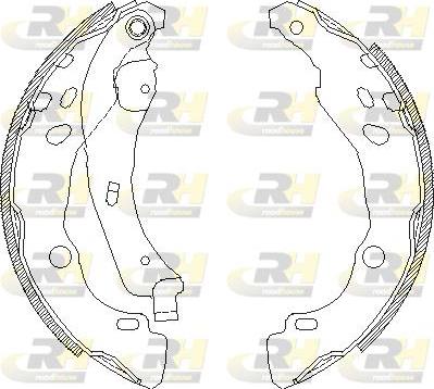 Roadhouse 4152.00 - Комплект гальмівних колодок autodetail.com.ua