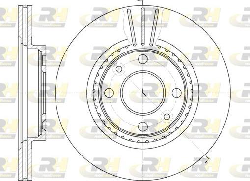Roadhouse 6144.10 - Гальмівний диск autodetail.com.ua