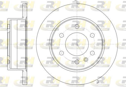 Roadhouse 61035.00 - Гальмівний диск autodetail.com.ua