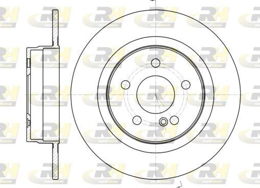 Roadhouse 61070.00 - Гальмівний диск autodetail.com.ua