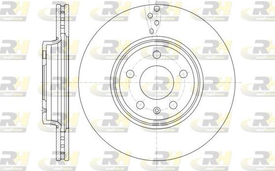 Roadhouse 61292.10 - Гальмівний диск autodetail.com.ua