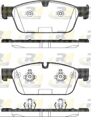Roadhouse 21511.00 - Комплект гальмівних накладок, дискове гальмо autodetail.com.ua