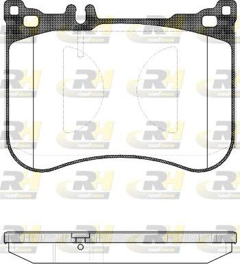 Roadhouse 21534.00 - Комплект гальмівних накладок, дискове гальмо autodetail.com.ua