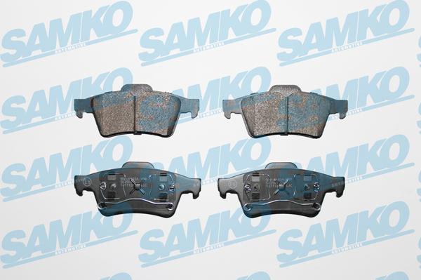 Samko 5SP907 - Комплект гальмівних накладок, дискове гальмо autodetail.com.ua