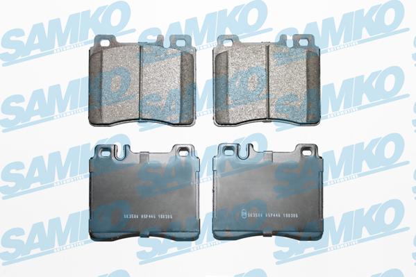 Samko 5SP446 - Комплект гальмівних накладок, дискове гальмо autodetail.com.ua