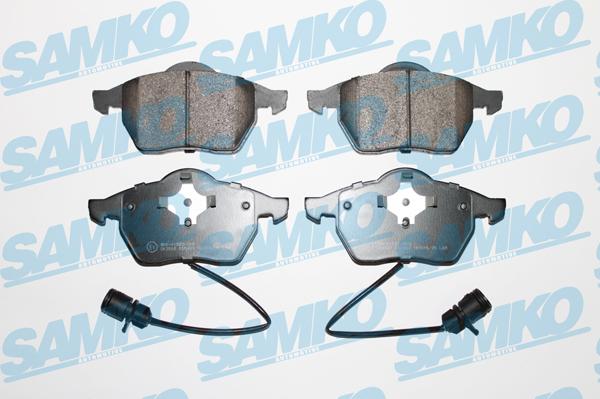 Samko 5SP453 - Комплект гальмівних накладок, дискове гальмо autodetail.com.ua