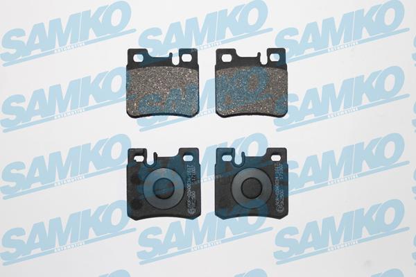Samko 5SP428 - Комплект гальмівних накладок, дискове гальмо autodetail.com.ua
