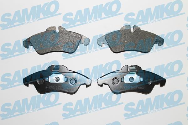Samko 5SP608 - Комплект гальмівних накладок, дискове гальмо autodetail.com.ua