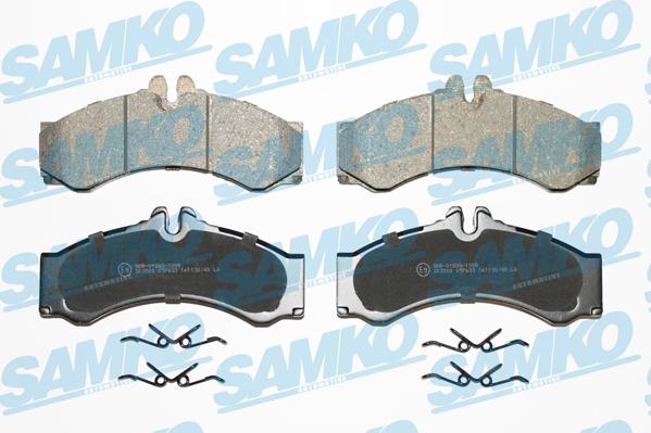 Samko 5SP633 - Комплект гальмівних накладок, дискове гальмо autodetail.com.ua