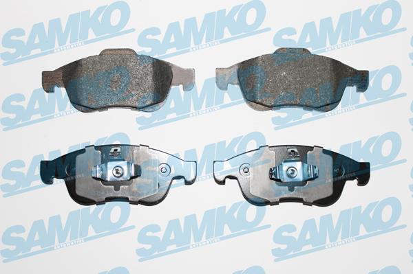 Samko 5SP1493 - Комплект гальмівних накладок, дискове гальмо autodetail.com.ua