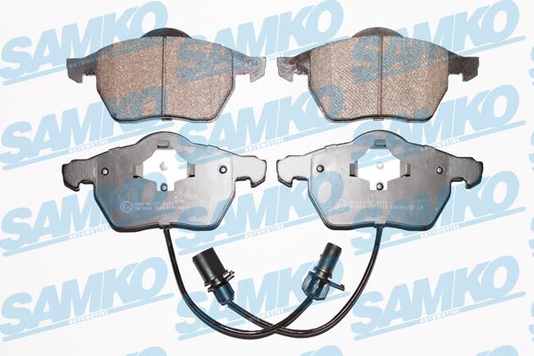 Samko 5SP1119 - Комплект гальмівних накладок, дискове гальмо autodetail.com.ua