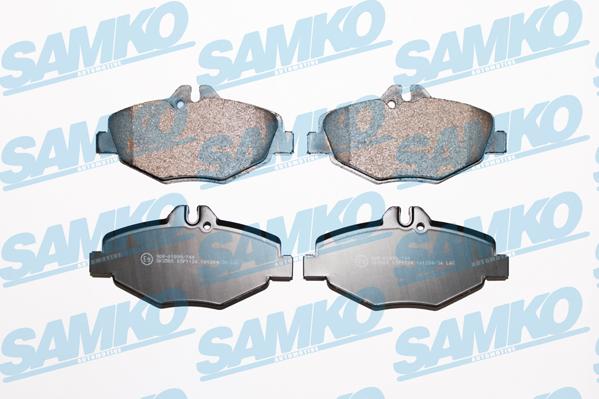 Samko 5SP1124 - Комплект гальмівних накладок, дискове гальмо autodetail.com.ua