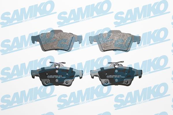 Samko 5SP1882 - Комплект гальмівних накладок, дискове гальмо autodetail.com.ua