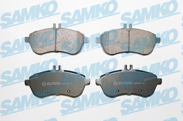 Samko 5SP1340 - Комплект гальмівних накладок, дискове гальмо autodetail.com.ua