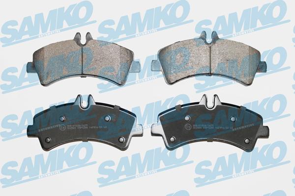 Samko 5SP1294 - Комплект гальмівних накладок, дискове гальмо autodetail.com.ua