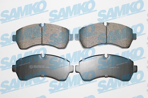 Samko 5SP1295 - Комплект гальмівних накладок, дискове гальмо autodetail.com.ua