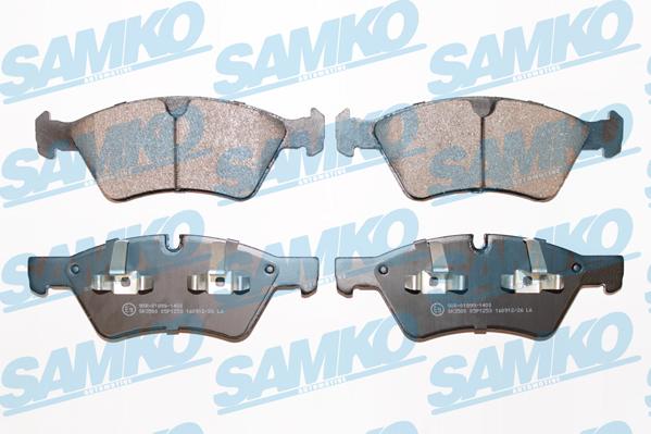 Samko 5SP1253 - Комплект гальмівних накладок, дискове гальмо autodetail.com.ua