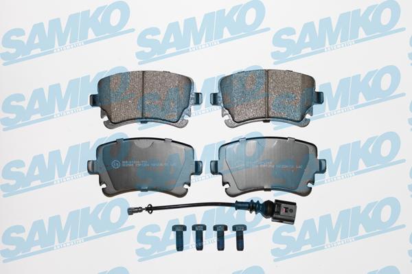 Samko 5SP1206 - Комплект гальмівних накладок, дискове гальмо autodetail.com.ua