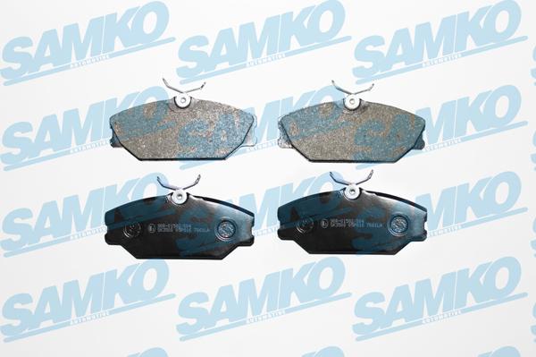 Samko 5SP816 - Комплект гальмівних накладок, дискове гальмо autodetail.com.ua