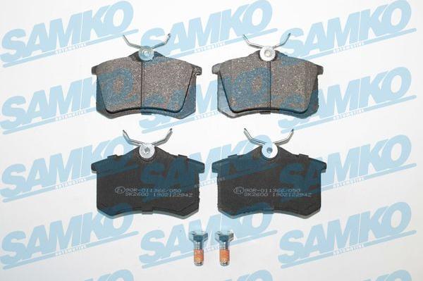 Samko 5SP294 - Комплект гальмівних накладок, дискове гальмо autodetail.com.ua