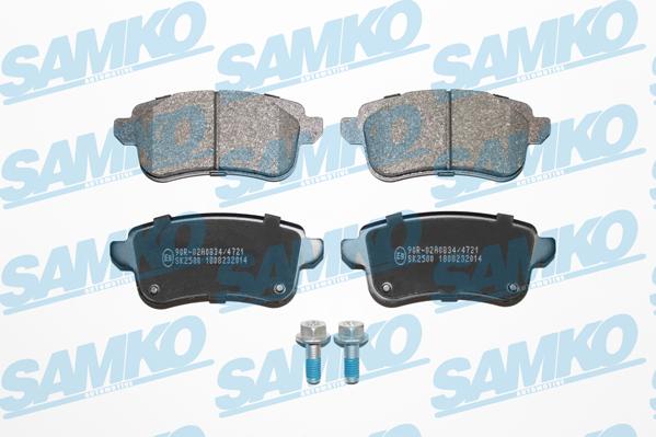 Samko 5SP2014 - Комплект гальмівних накладок, дискове гальмо autodetail.com.ua